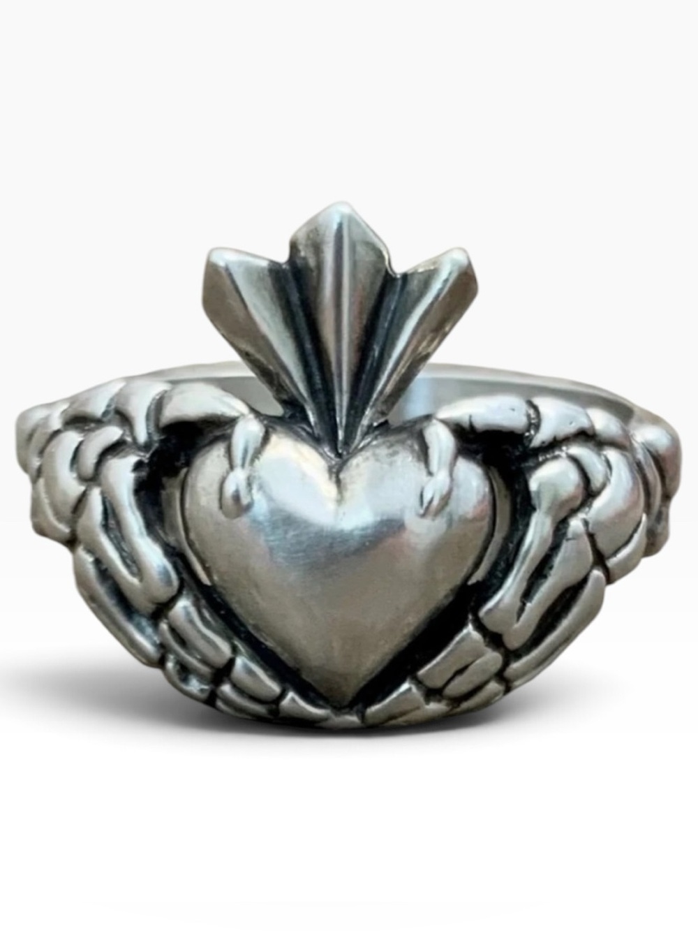 Til Death Sterling Claddagh Ring